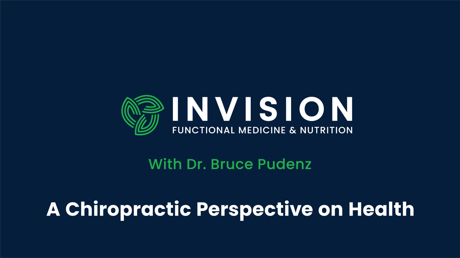 A Chiropractic Perspective on Whole-Person Health