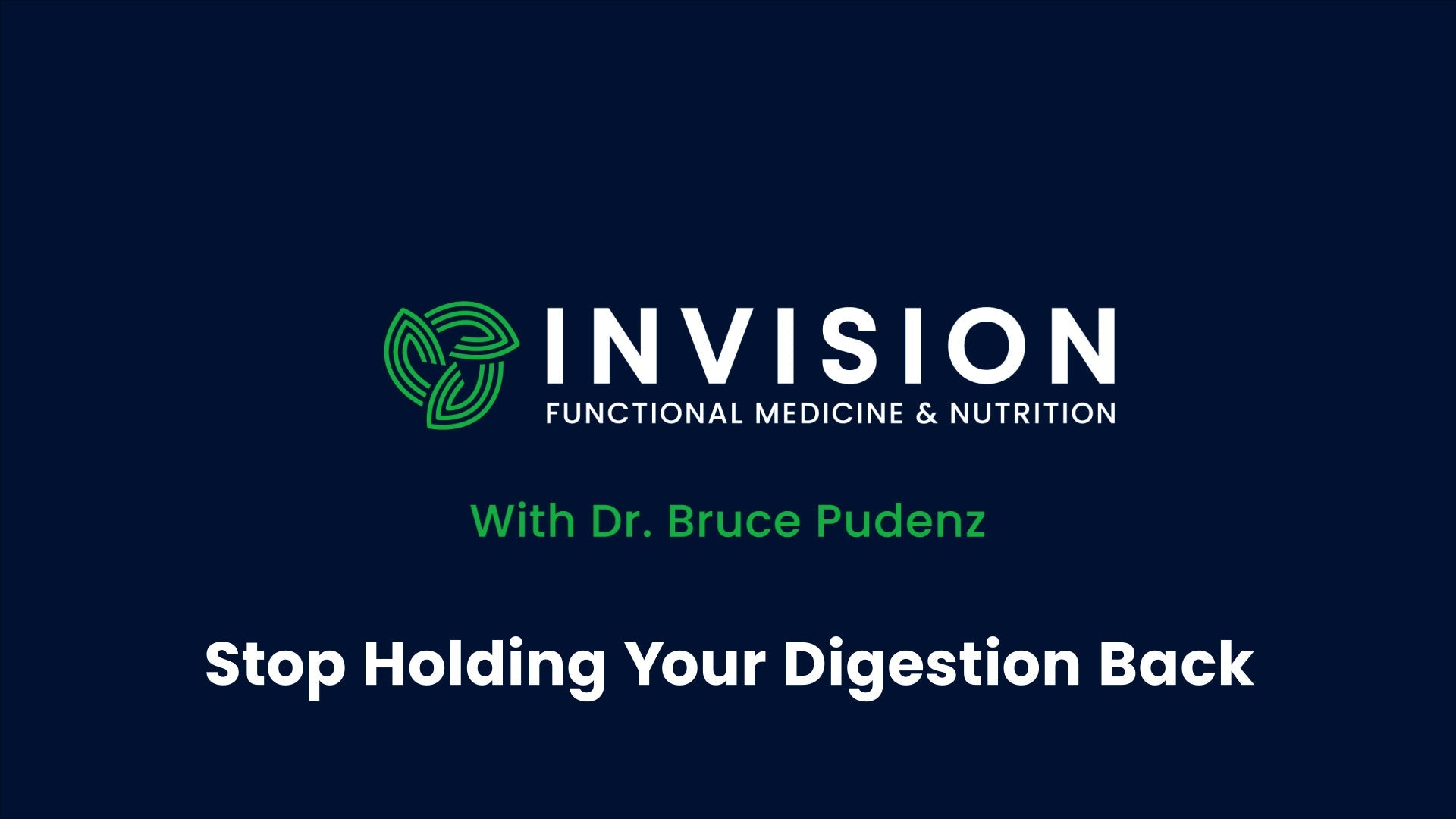 Stop Holding Back Your Digestion