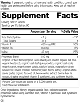 A-F Betafood®, 180 Tablets, Rev 04 Supplement Facts