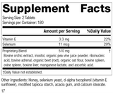 Cataplex® E, 360 Tablets, Rev 17 Supplement Facts