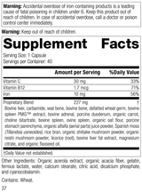 Ferrofood®, 40 Capsules, Rev 37 Supplement Facts